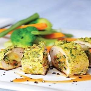 رول سینه مرغ |طرز تهیه رول سینه مرغ با بروکلی