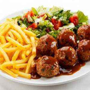 كوفته ریزه با سیب‌زمینی